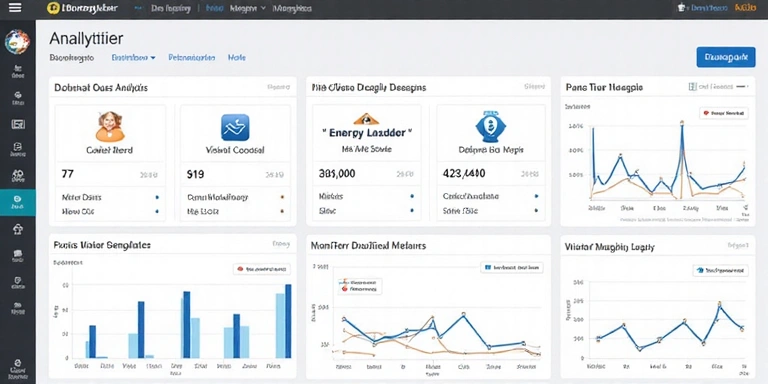 Website analytics dashboard showing cookie data